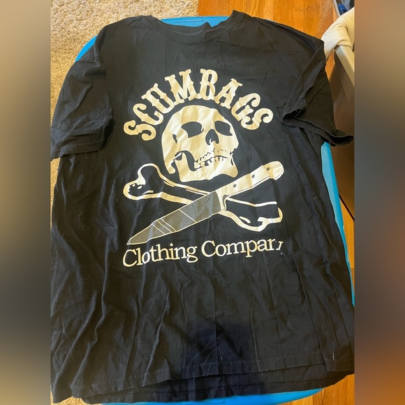 Scumbags Short Sleeve Shirt Size Large - Picture 1 of 4